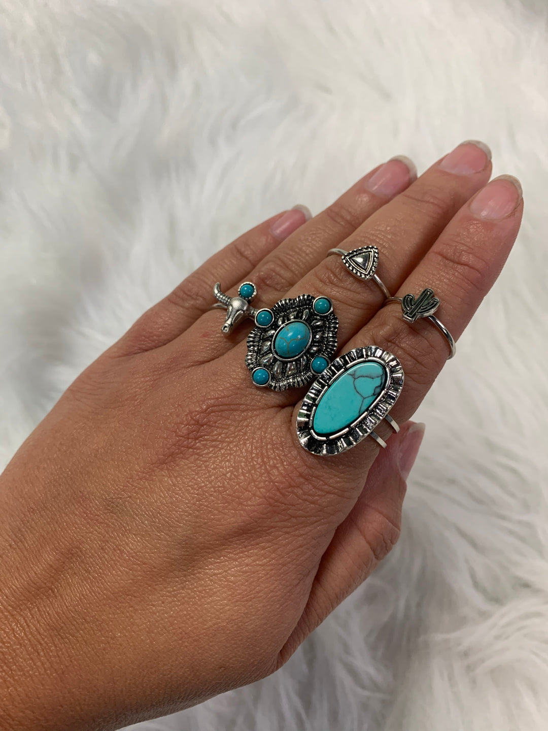 Turquoise Rings ONE SIZE