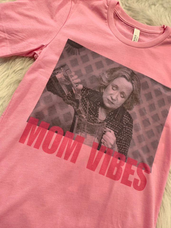 Mom Vibes Kitty Graphic Tee