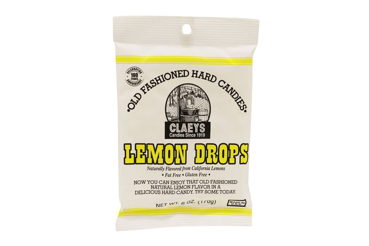 Old Fashioned Hard Candies Lemon Drops, 6oz Bag